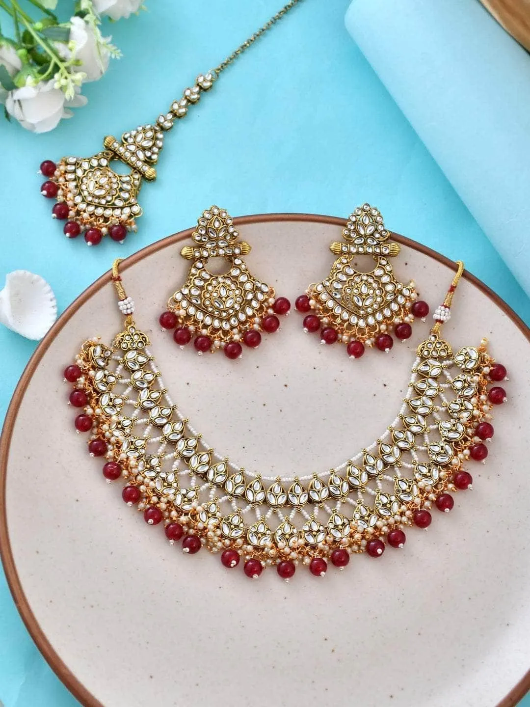 Deluxe Red Nile Choker Set