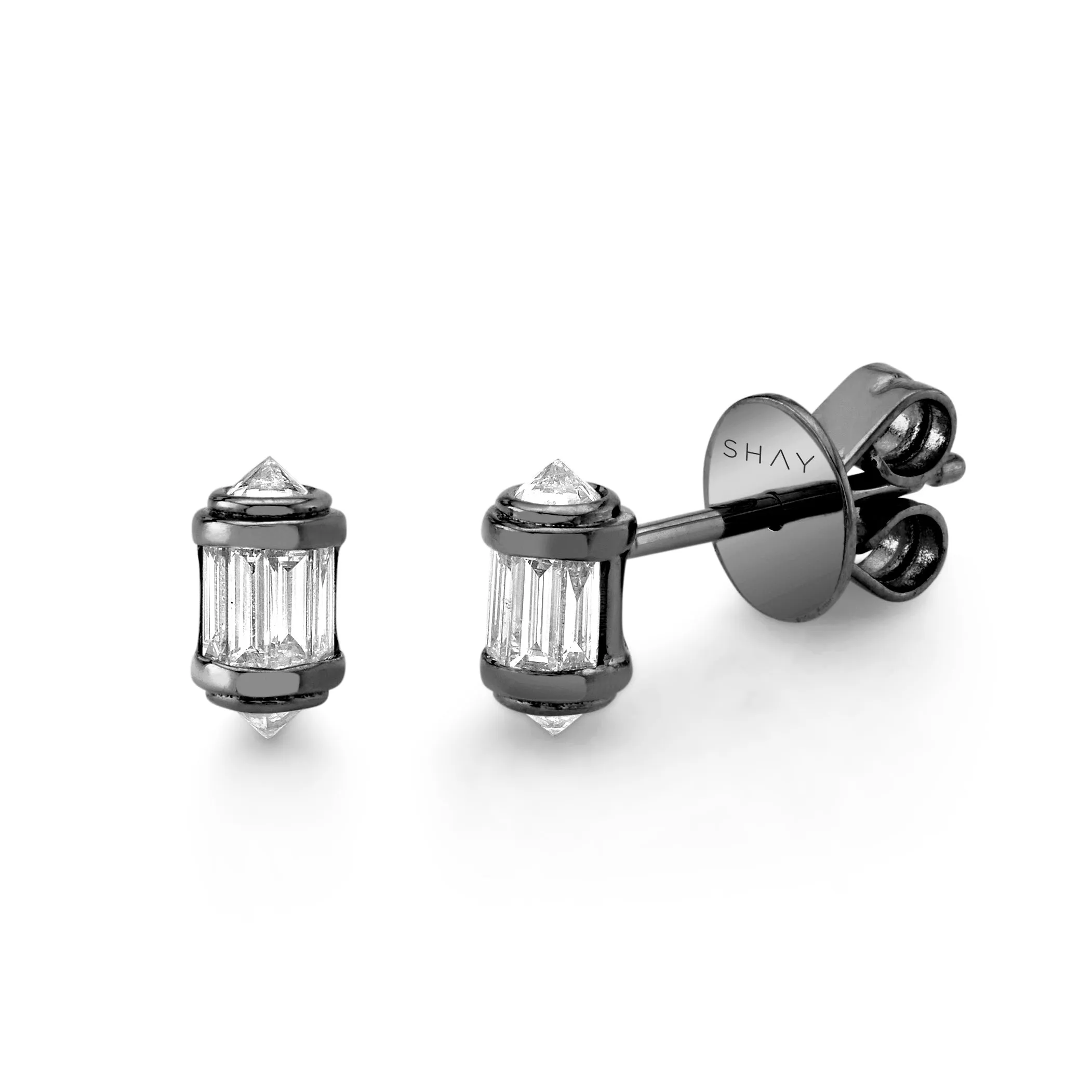 DIAMOND RIPPLE STUDS