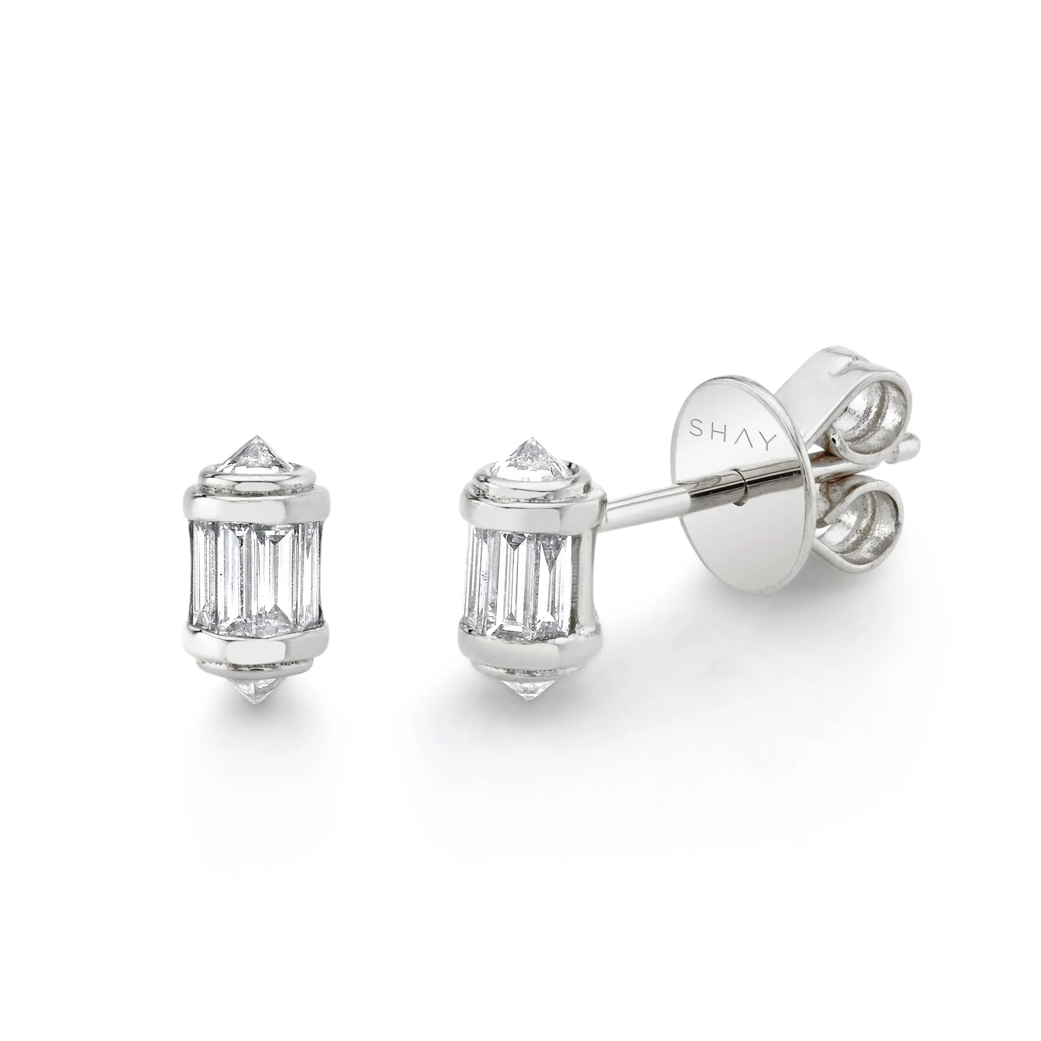 DIAMOND RIPPLE STUDS