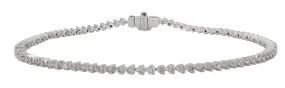 Diamond Tennis Riviera Line Bracelet 1.50CT T.W.