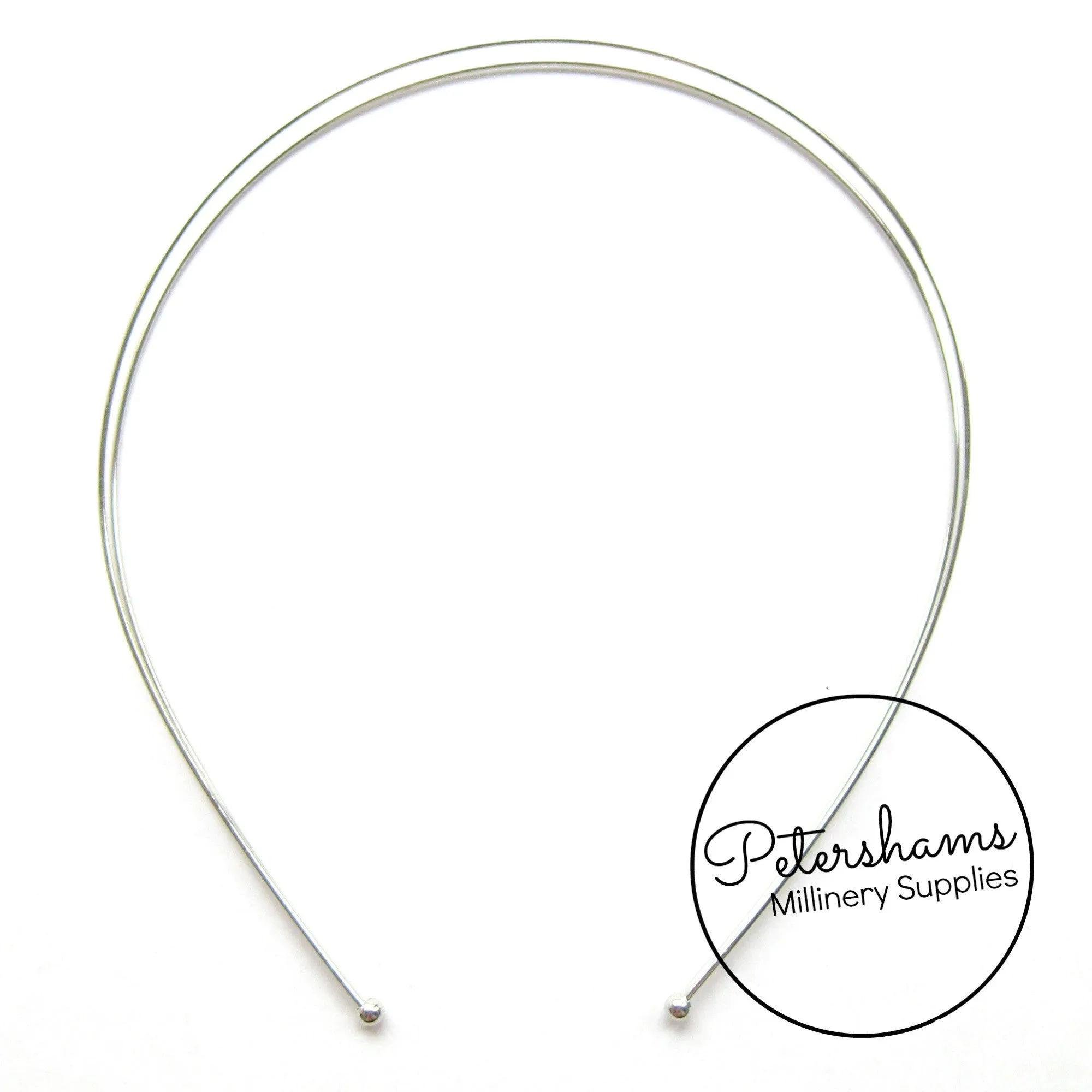 Double Headband / Tiara Band Base - Silver or Gold Plated