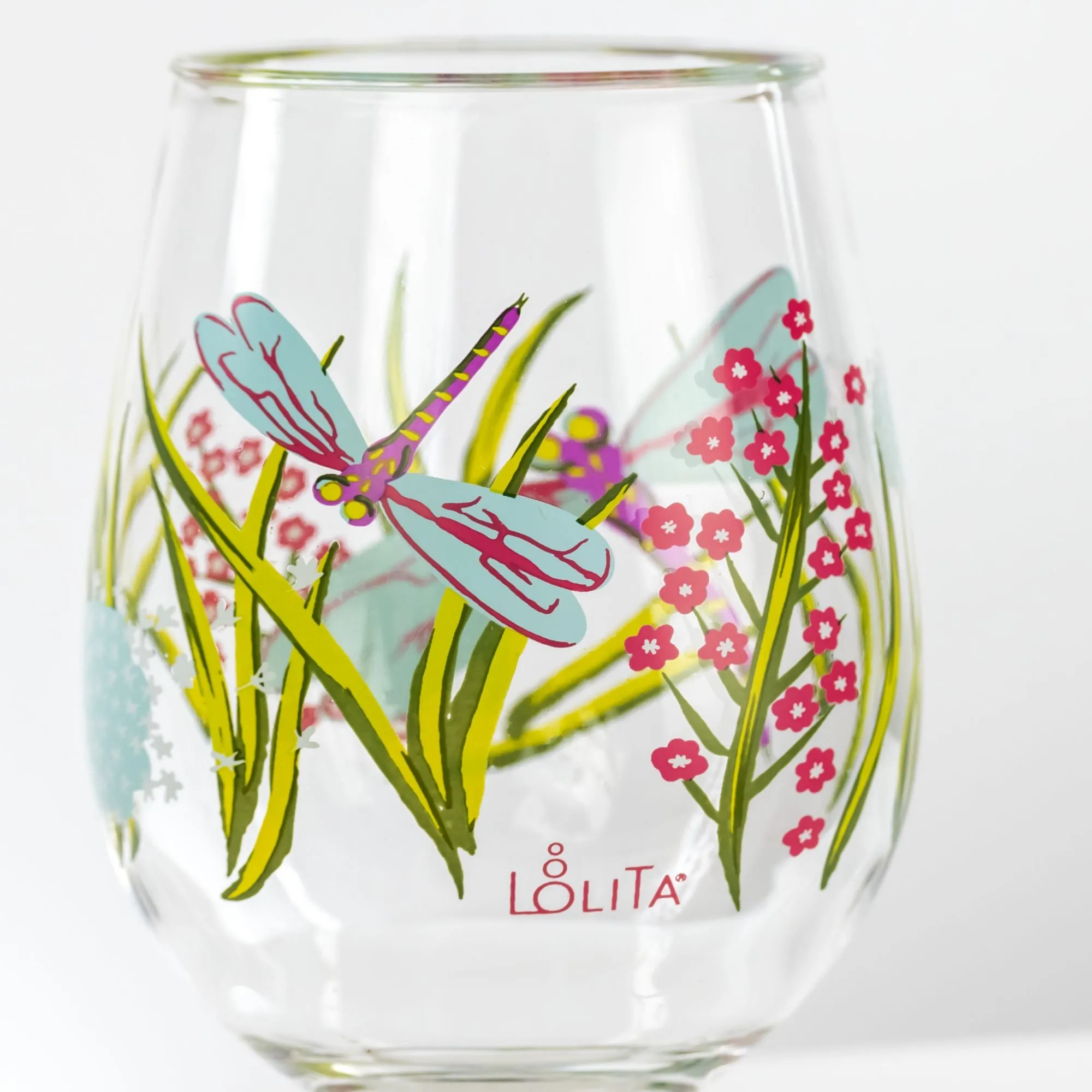 Dragonfly Acrylic Stemless Set