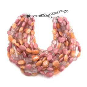 Dusty Peach Susanna Necklace