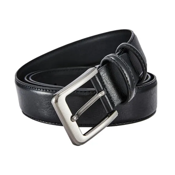 Fashion Black Genuine Leather Belt 時尚黑色牛皮皮帶 KCBELT1104