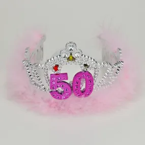 Flashing 50th Tiara