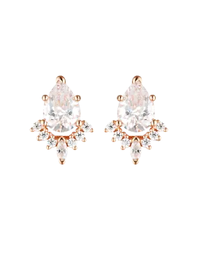 Georgini Iconic Bridal Penelope Earring - Rose Gold