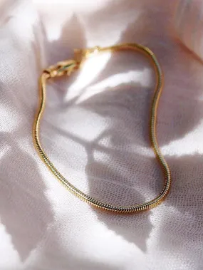 Gold Filled Snake Chain Bracelet - Akela