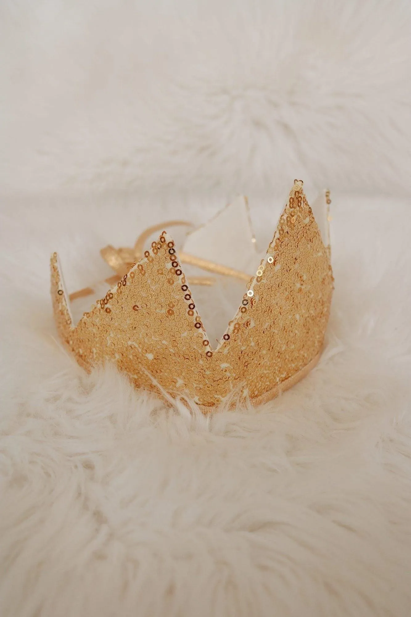 “Gold Sequins” Crown