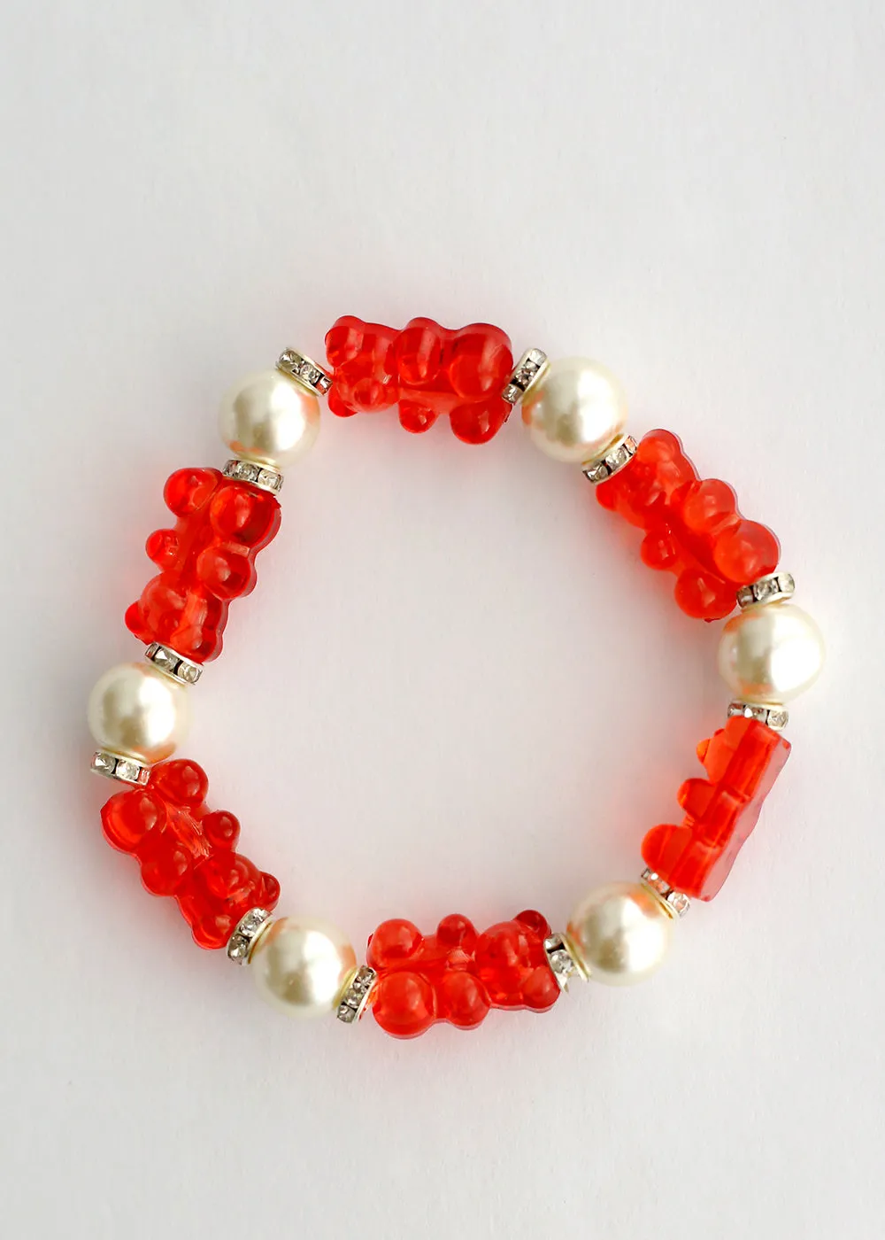 Gummy Bear & Pearl Bracelet