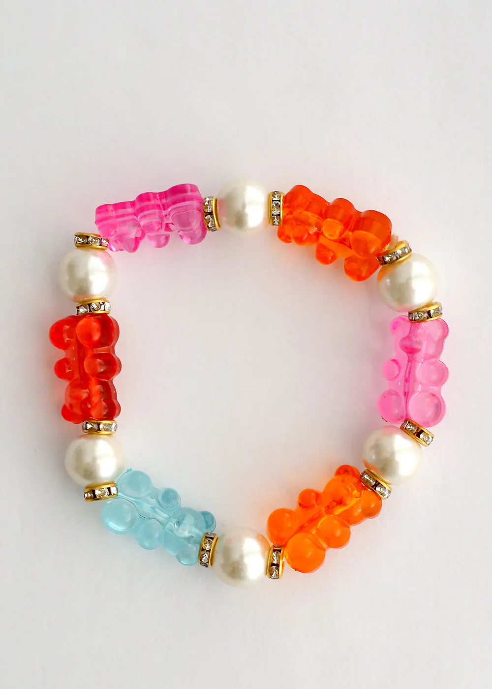 Gummy Bear & Pearl Bracelet