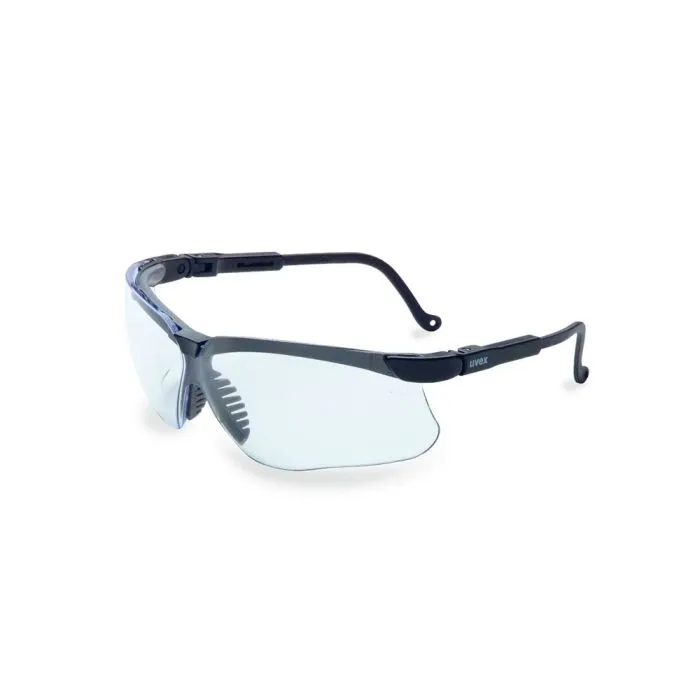 Honeywell Uvex S99-S3200HS-BULK Genesis General Purpose Eyewear with HydroShield, Black Frame, Clear Anti-Fog Lens, One Size, Bulk of 200 Each