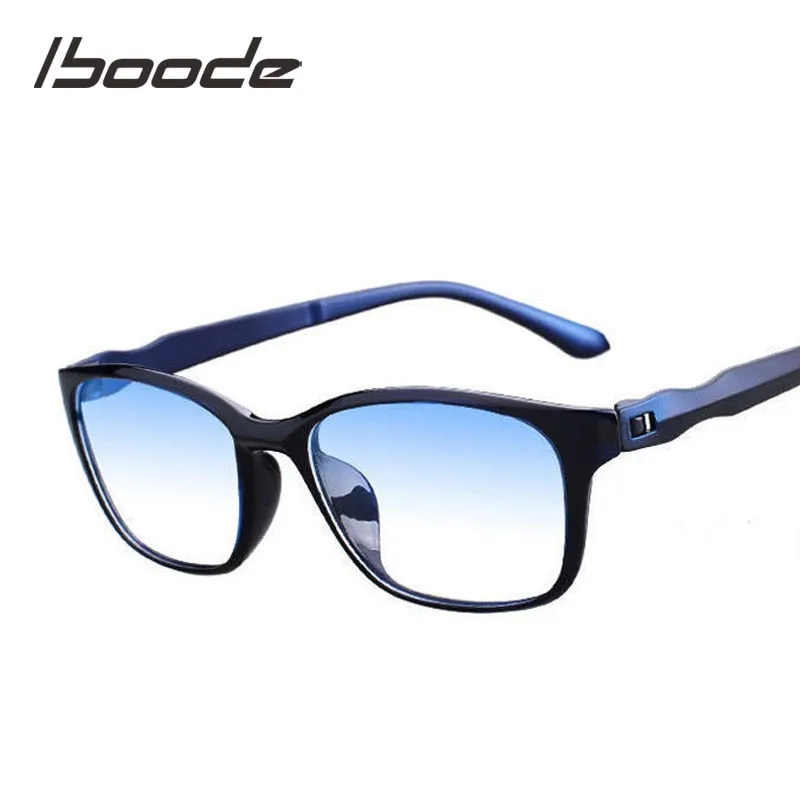 Iboode Men's Full Rim Square Polycarbonate Reading Glasses 2297