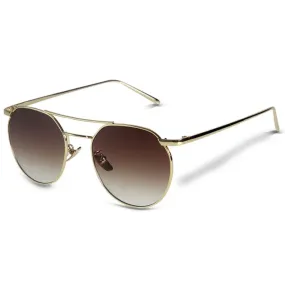 Kalé Braune Unisex Sunglasses