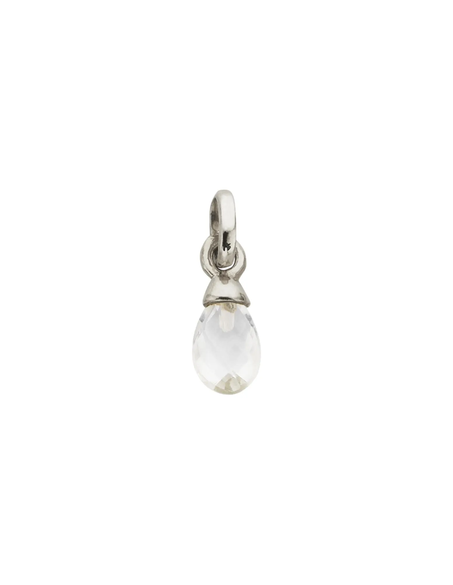 Kirstin Ash Clear Rock Gemstone Charm w/ Sterling Silver