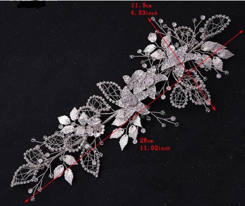 large Vintage  inspired crystal tiara hair band wrap  , hair piece by Crystal wedding uk