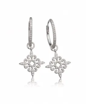 Lisa Nik 4 Way Fleur de Lis Detachable Drops