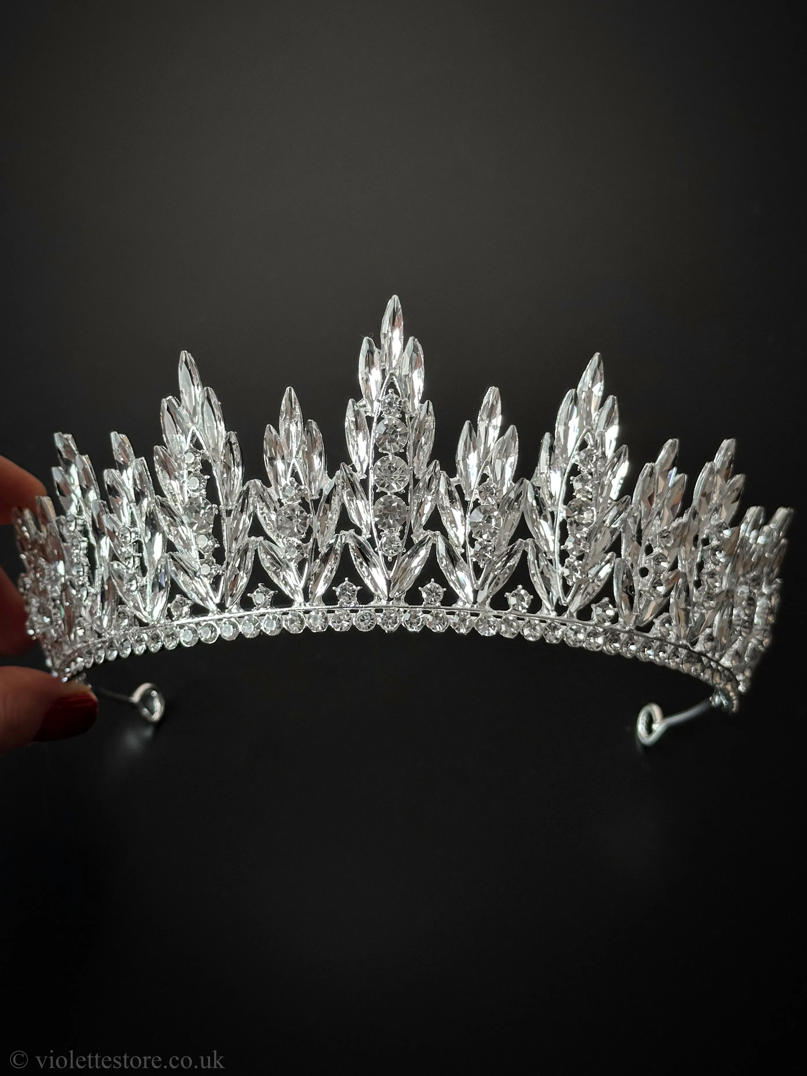 Marta Silver Tiara