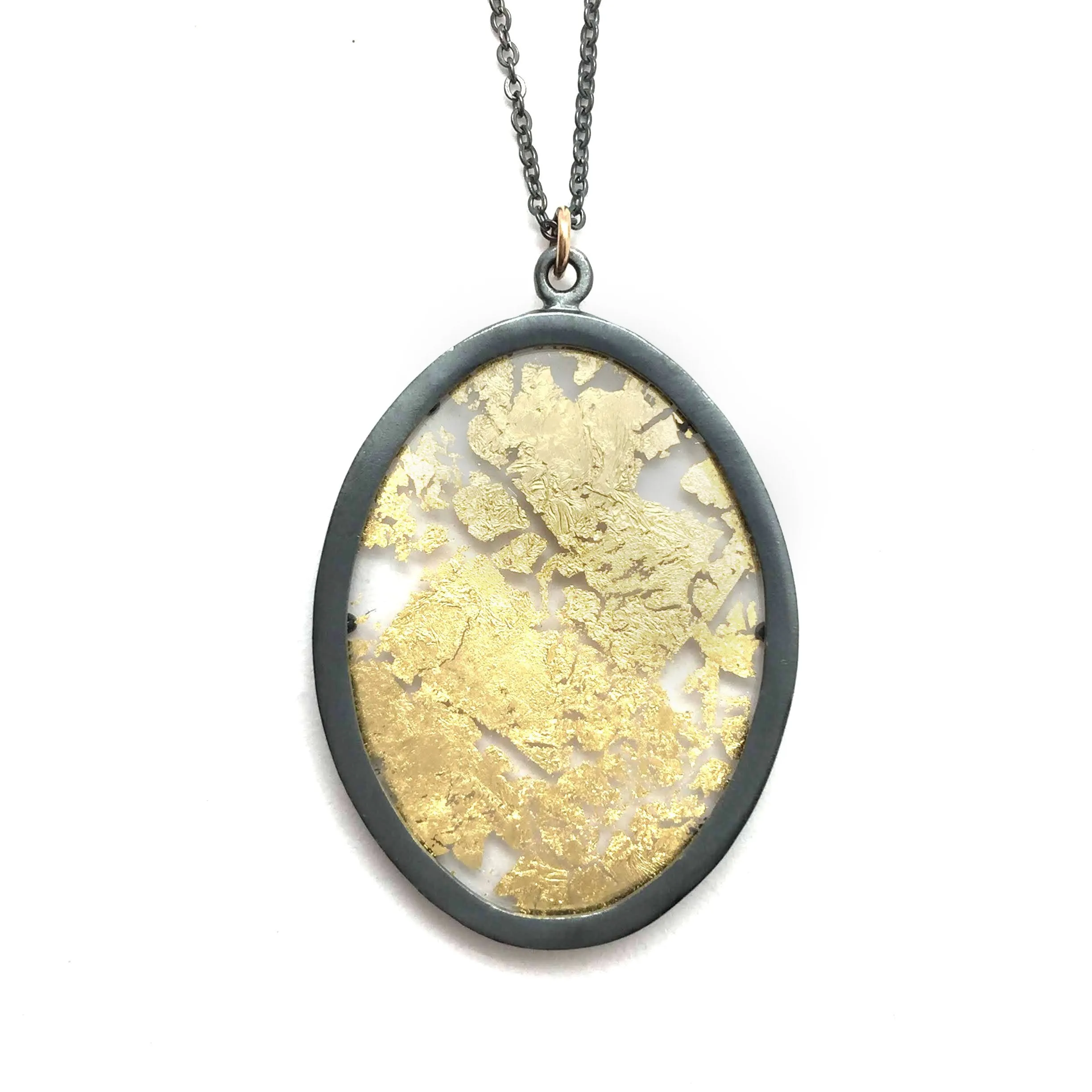 Medium Golden Window Pendant