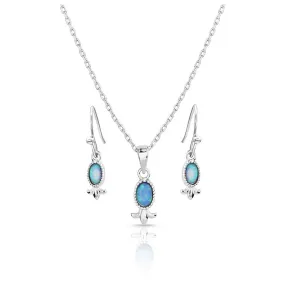 Montana Silversmith Opal Flourish Jewelry Set