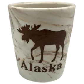 Moose Marbled Shot Glass