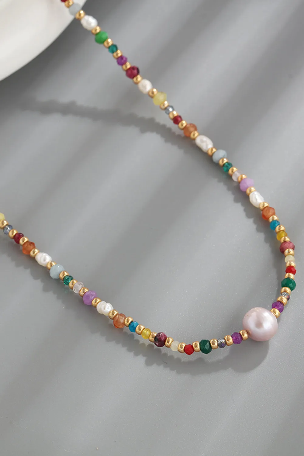 Multicolored Bead Necklace