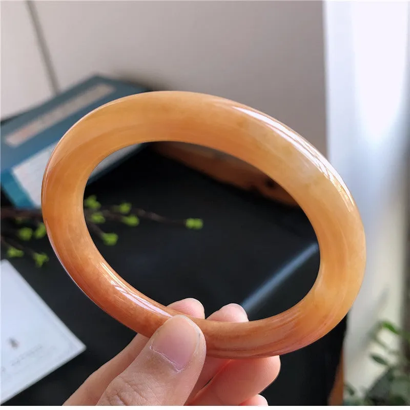 Natural Jade Bangle Jadeite Bangle Internal Diameter 59.3mm 00819