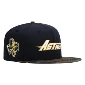 New Era 59Fifty Houston Astros 2000 Alternate Patch Word Hat - Navy, Camo