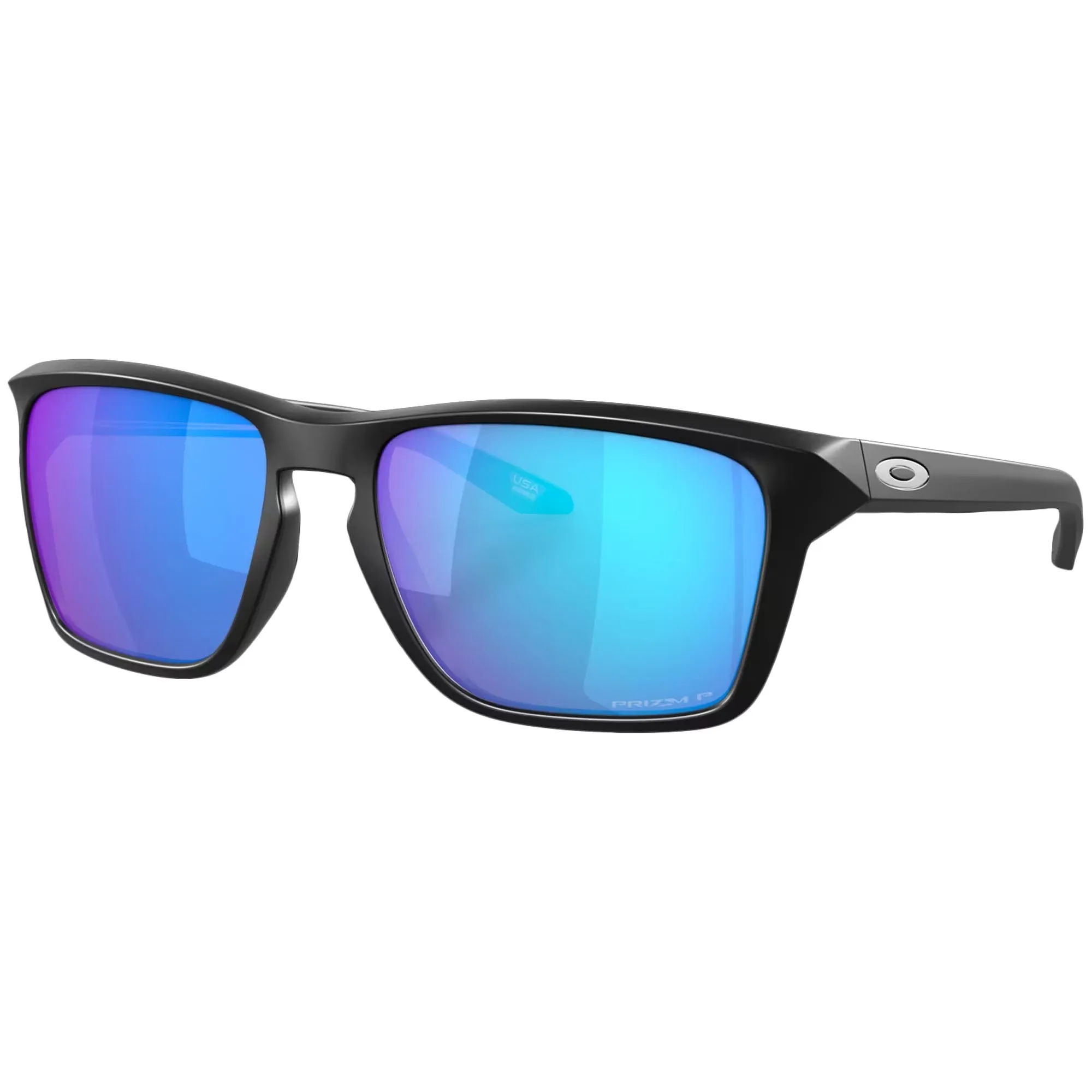 Oakley OO9448-3460 Man Sunglasses Matte Black Frame, Prizm Sapphire Polarized Lenses, 60MM