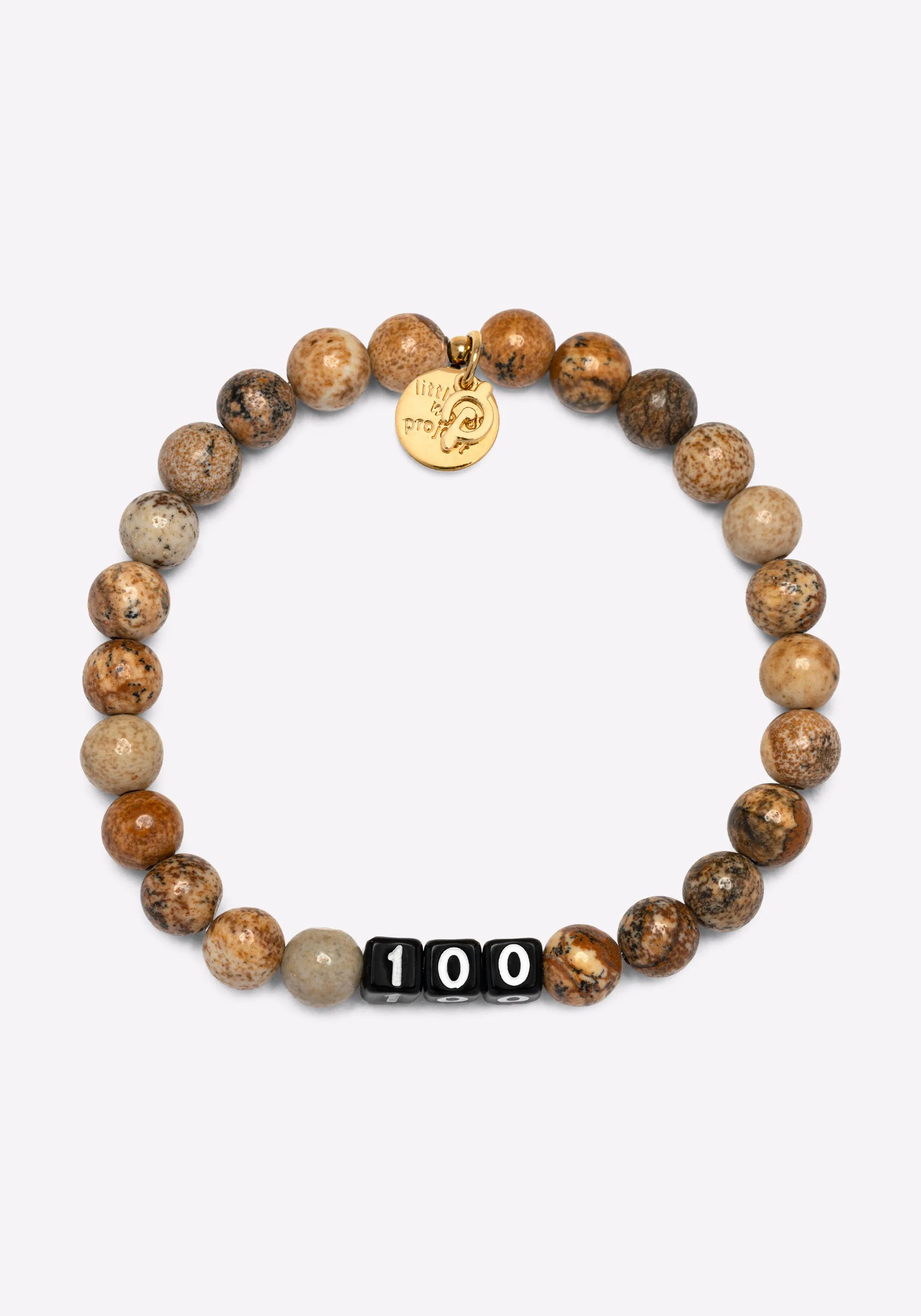 Peloton x Little Words Project 100 Milestone Bracelet