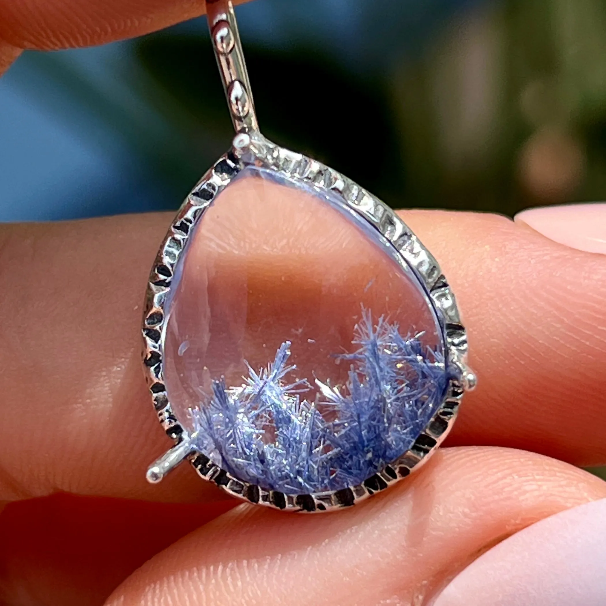 PRE-ORDER FOR SHEILA- Dumortierite Quartz Pendant