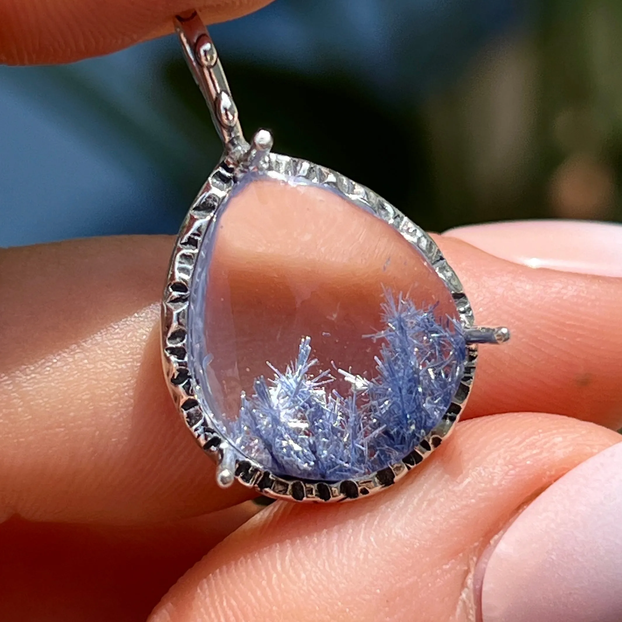 PRE-ORDER FOR SHEILA- Dumortierite Quartz Pendant