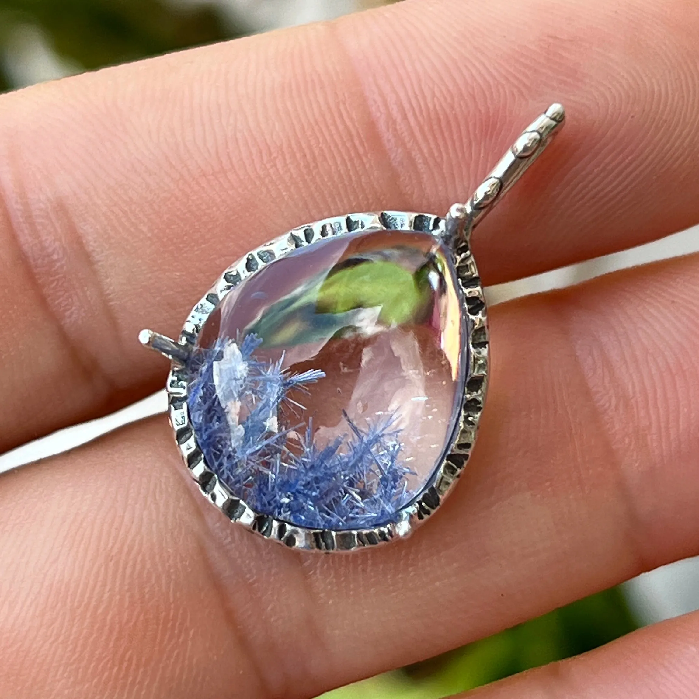 PRE-ORDER FOR SHEILA- Dumortierite Quartz Pendant