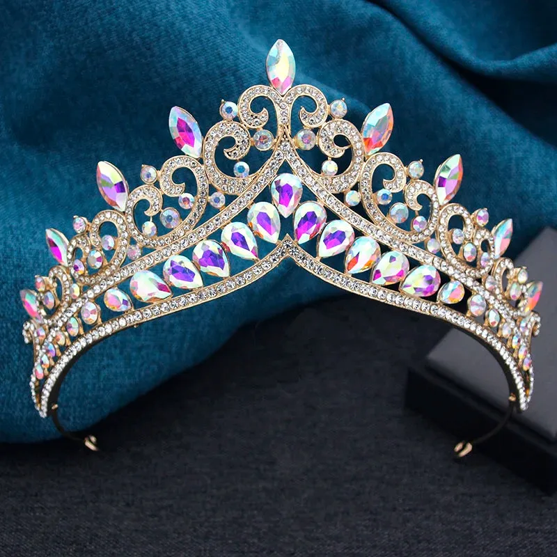 Princess Royal Queen Tiara Crowns Party  Jewelry Accessories