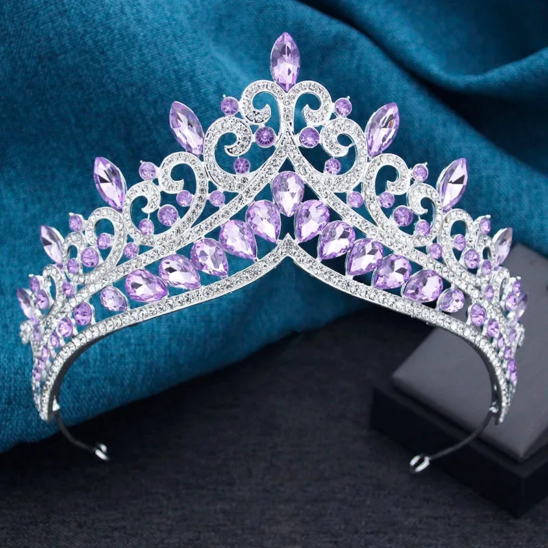 Princess Royal Queen Tiara Crowns Party  Jewelry Accessories