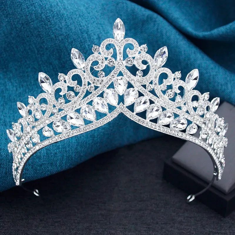 Princess Royal Queen Tiara Crowns Party  Jewelry Accessories