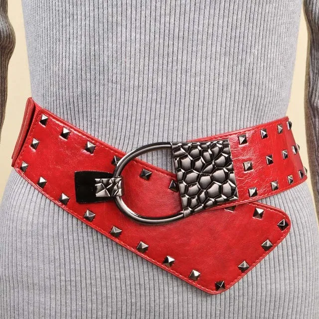 Punk Rocker Cummerbunds Wide Girdle Belts