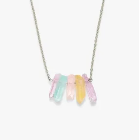 Pura Vida Rainbow Crystal Necklace