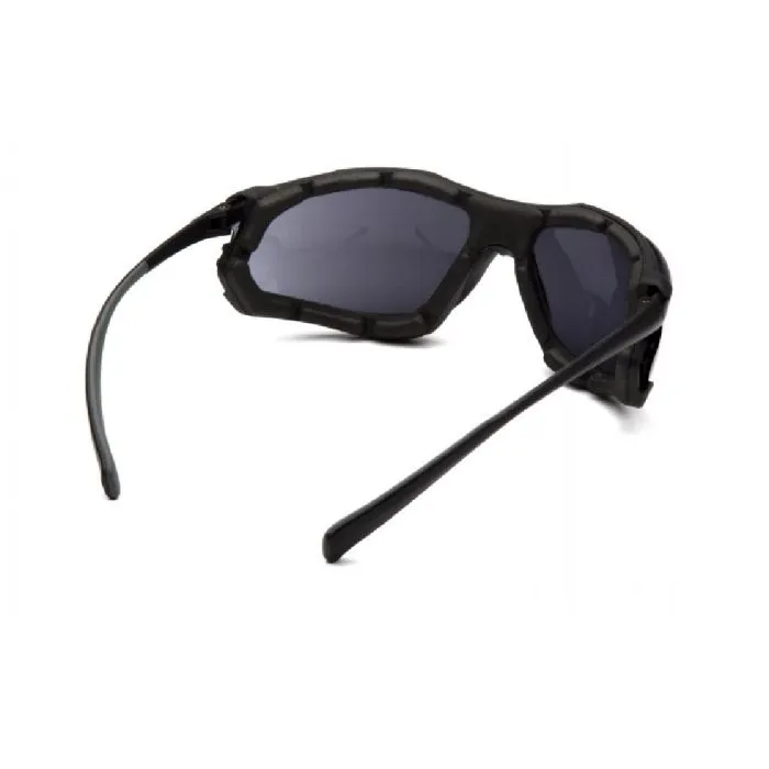 Pyramex Proximity SB9323STM Safety Eyewear, Black Frame, Dark Gray H2MAX Anti-Fog Lens, 1 Each