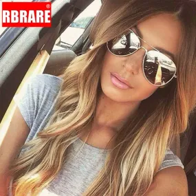 RBRARE   Retro Aviator Style Sunglasses For Women