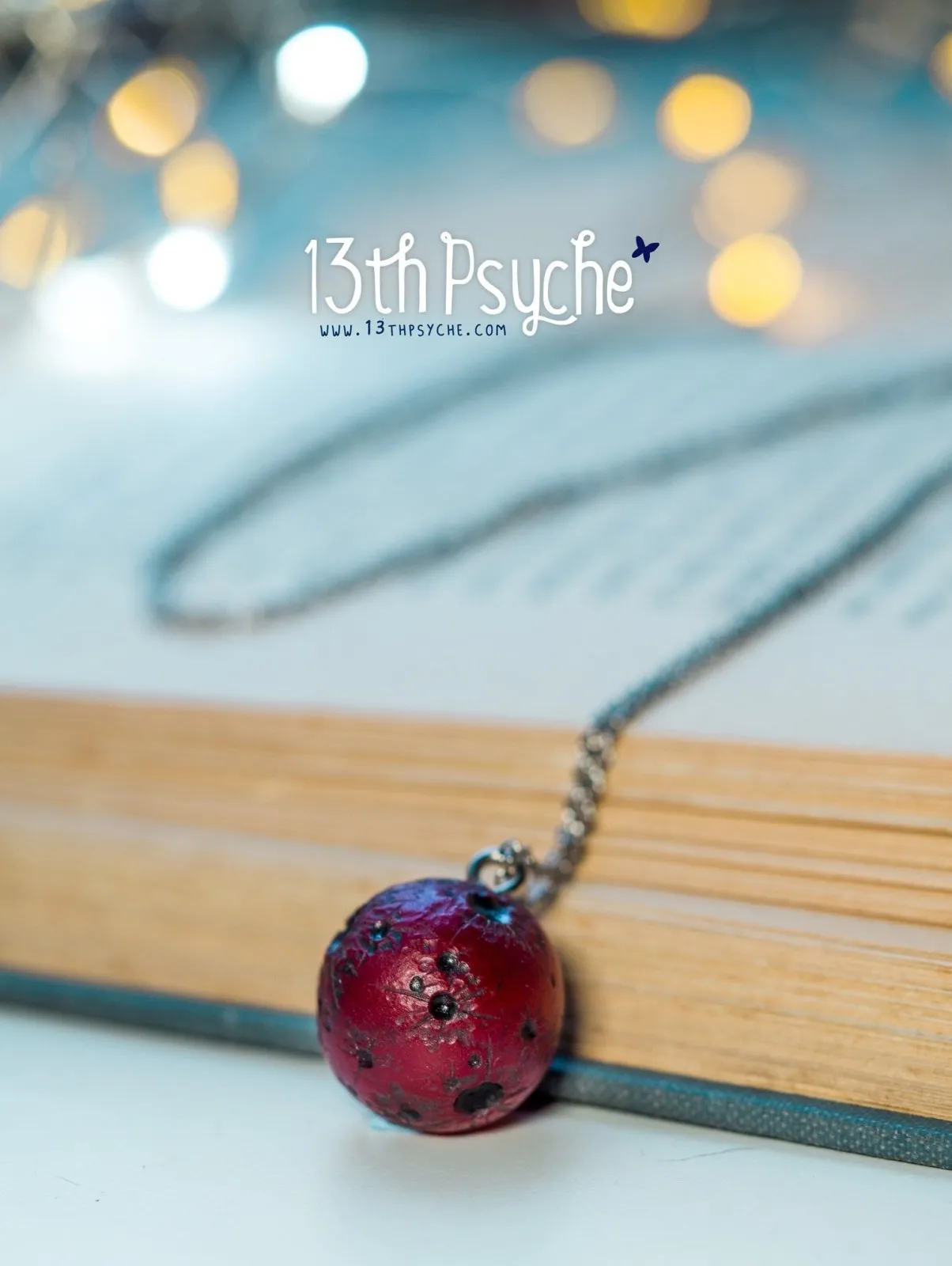 Resin Full moon necklace. Choose your style