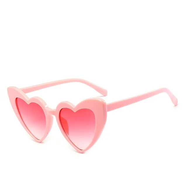 Retro Heart Shaped Sunglasses