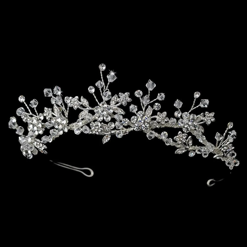 Silver Crystal Bridal Headband