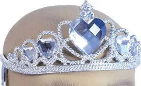 Silver Heart Tiara