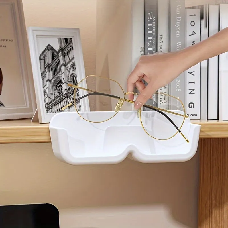 SpaceSaving Wall Mount Glasses Holder for Organized Storage