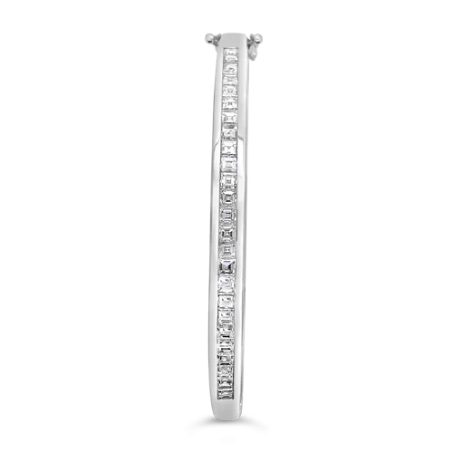 Square Diamond Bangle Bracelet