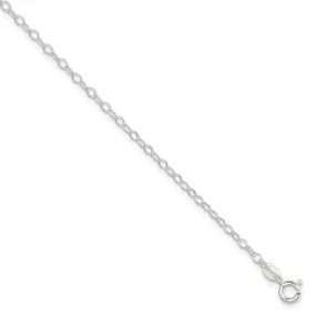 Sterling Silver Fancy Anklet