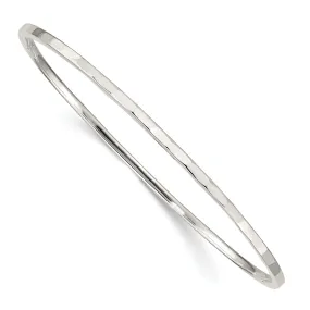 Sterling Silver Fancy Slip-on Bangle