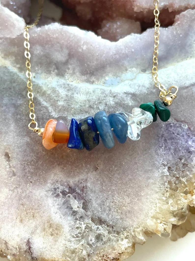 Taurus Zodiac Sign Crystal Necklace - April Birthday Gift - May Birthday Gift - Zodiac Gift - Crystal Healing - Astrology