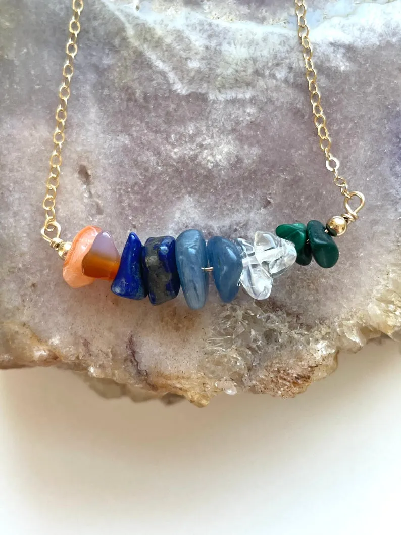 Taurus Zodiac Sign Crystal Necklace - April Birthday Gift - May Birthday Gift - Zodiac Gift - Crystal Healing - Astrology