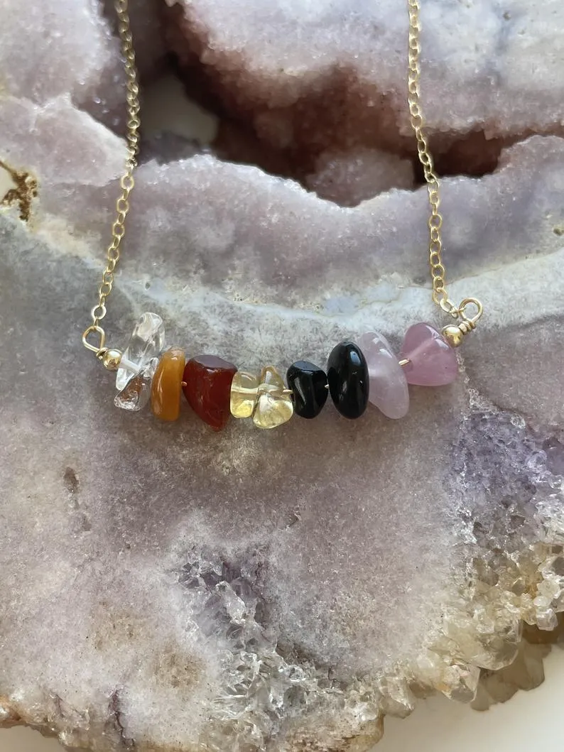 Taurus Zodiac Sign Crystal Necklace - April Birthday Gift - May Birthday Gift - Zodiac Gift - Crystal Healing - Astrology